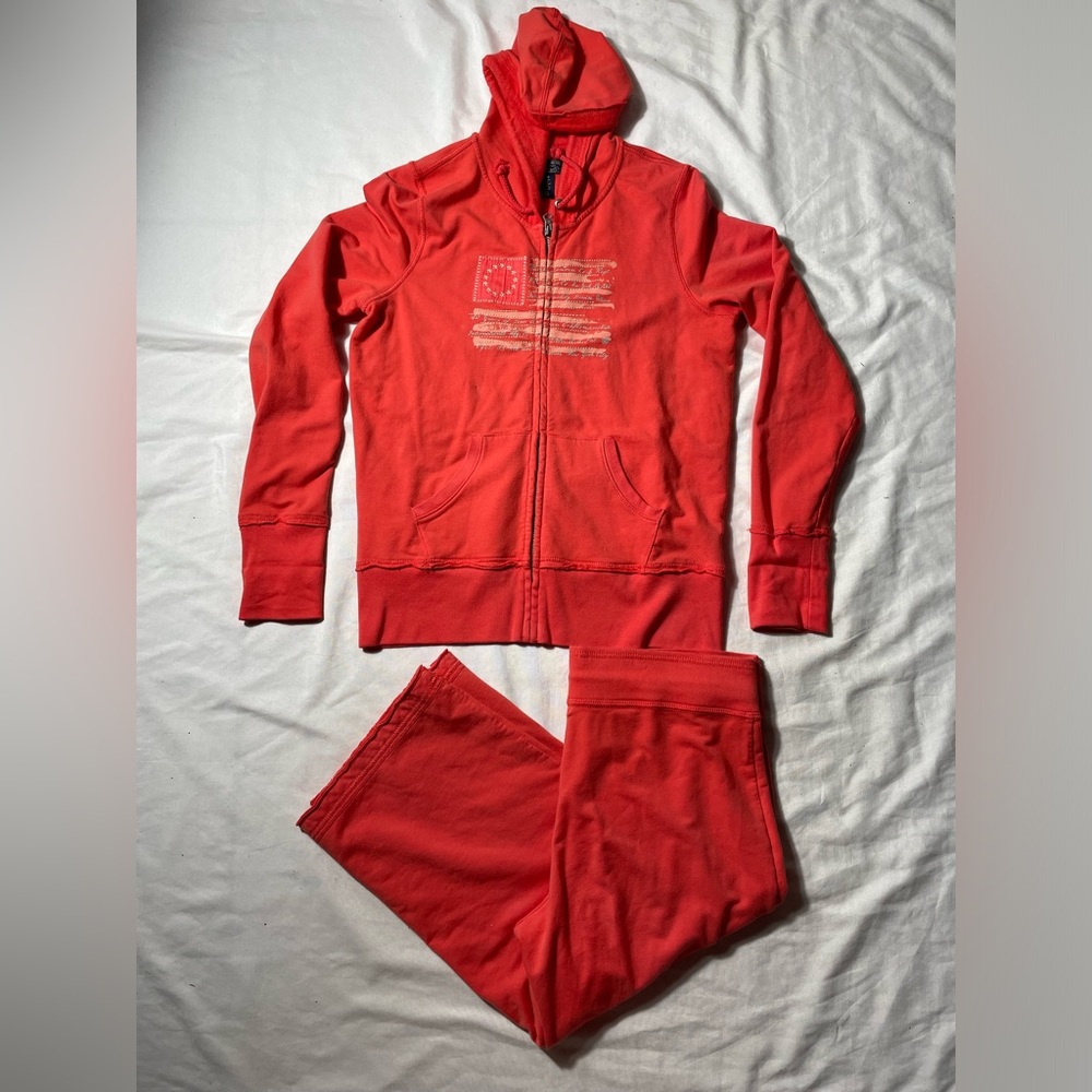 Vintage Polo jeans Company Ralph Lauren 2 Piece Sweatsuit women’s size L / XL